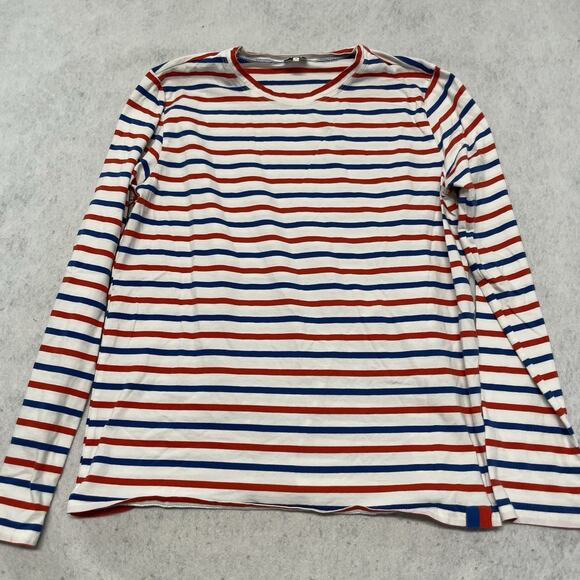 Kule Shirt Womens Small Multi Cotton The Modern Striped Long Sleeve Tee - Picture 1 of 6
